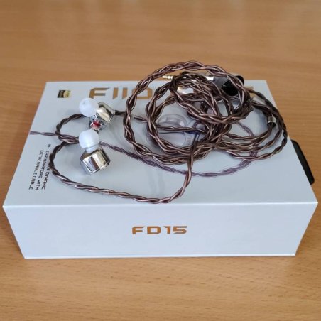 Наушники вкладыши Fiio FD3 1.2м черный/медный проводные в ушной раковине