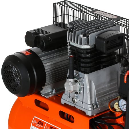 Компрессор Patriot поршневой ременной PTR 50-360I, 360 л/мин, 10 бар, 2200 Вт, 50 л, быстросъемный 1/4" + "елочка"