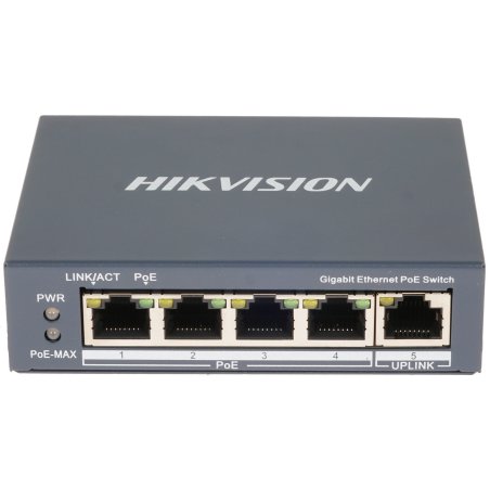 Коммутатор 4PORT 1000M POE DS-3E0505P-E/M HIKVISION