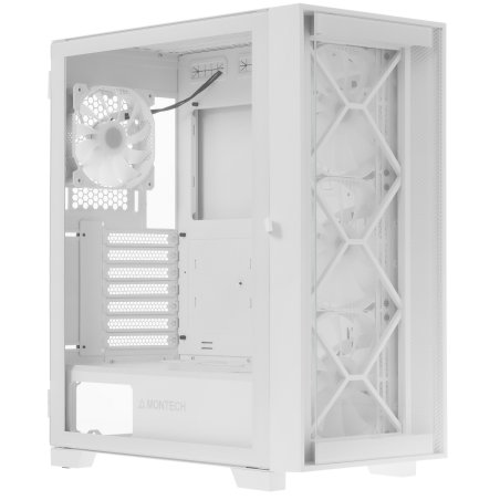 Компьютерный корпус Montech AIR 1000 LITE черный без БП ATX 1x120мм 3x140мм 2xUSB3.0 1xUSB3.1 audio bott PSU