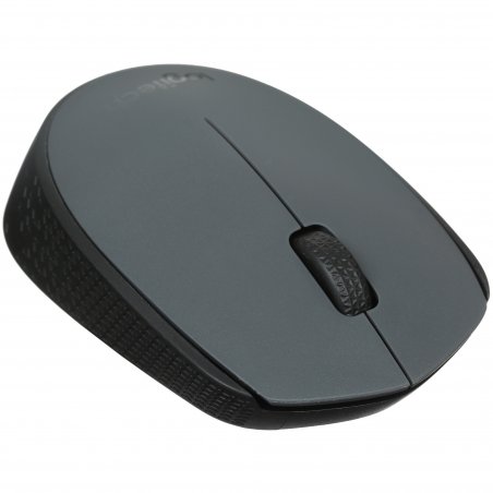 Комплект клавиатура+мышь Logitech MK235 беспроводной, USB, 1000 DPI, серый (заводская гравировка)