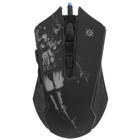 Мышь проводная Defender Sin'Sister GM-933 черный, 7200 dpi, USB, кнопки - 6