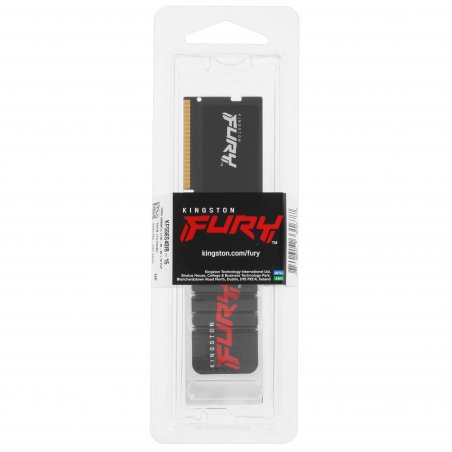 Оперативная память Kingston Fury Impact, DDR5, 16GB (1x16 GB), 5600 MHz, CL40, SO-DIMM