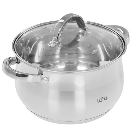 Кастрюля LARA СИМФОНИЯ LR02-462 3.9л, 20x12,5см,