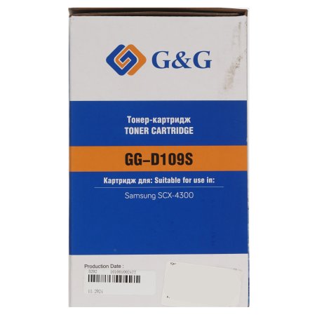Картридж лазерный G&G GG-D109S черный (2000стр.) для Samsung SCX-4300