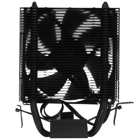 Кулер для процессора Aerocool / Formula Verkho 1-3P черный/синий, 90 мм, алюминий/медь, 2300 об/мин, 27.6 дБ, 3 pin, 100 Вт, 125 мм