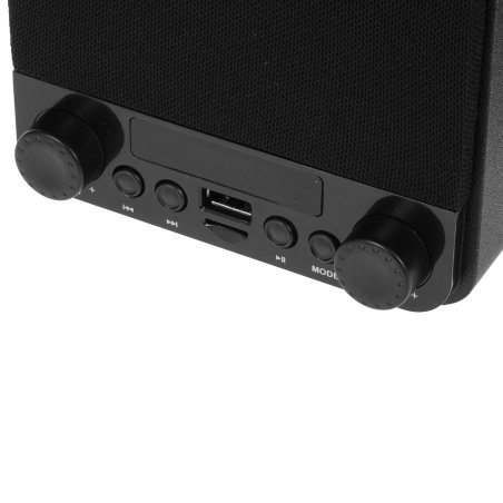 Акустическая система Dialog Jazz AJ-13 BLACK - акустические колонки 2.0, 2*15W RMS, Bluetooth, FM, USB+microSD reader