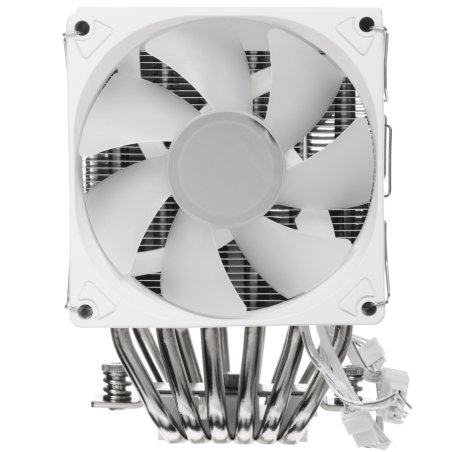 Кулер JONSBO CR-1400 White LGA1700/1200/115X/AM4 (24шт/кор, TDP 125W, PWM, 92мм ARGb Fan, 4 тепловые трубки, 4-pin, белый) Retail