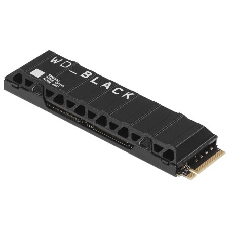 Накопитель SSD WD 2Tb Black SN850X, M.2(22x80мм), NVMe, PCIe 4.0 x4, 3D TLC, R/W 7300/6600Mb/s, IOPs 1 200 000/1 100 000, TbW 1200, DWPD 0.3, with Heat Spreader (12 мес.)