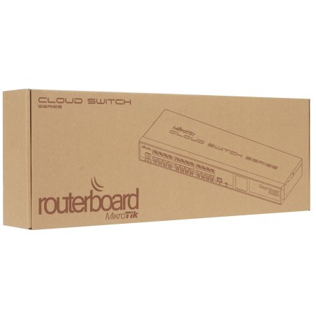 Коммутатор MikroTik CSS326-24G-2S+RM 24х Gigabit RJ45, 2х SFP+