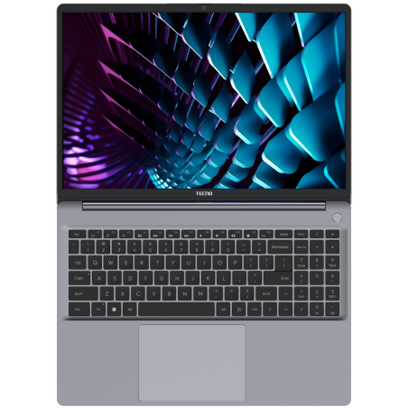 Ноутбук Tecno MegaBook K16SDA Ryzen 5 7430U 16Gb SSD 1Tb AMD Radeon Graphics 16" IPS WUXGA (1920x1200) Windows 11 Home grey WiFi BT Cam 6060mAh (71005000262)