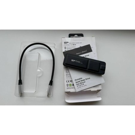 Внешний SSD 1Tb Silicon Power PX10, External, USB TypeC 3.2, черный, read/write 1050/1050 Mb/s