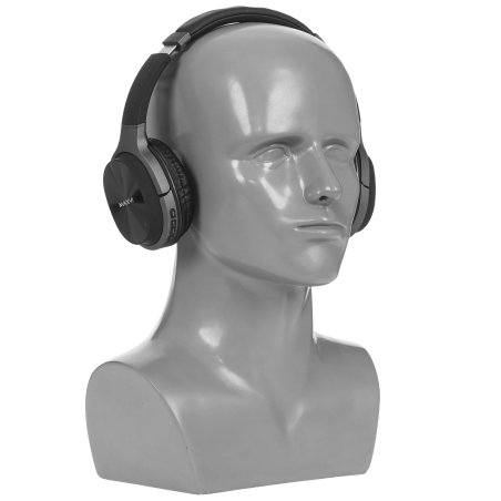 Беспроводные полноразмерные наушники Maxvi MHF-203BT черные, Bluetooth 5.3\FM\MP3\300мАч\микрофон
