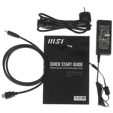 Монитор 23.8" MSI Pro MP242A IPS 1920x1080, 100 Гц, 4 мс, 16:9, 300 кд/м2, 1xHDMI, 1xDP, 1x3.5 мм, черный