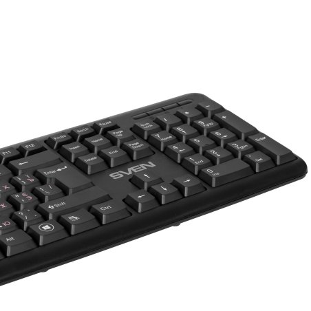 Клавиатура проводная SVEN KB-S230 черная (104кл, каб. 2м)