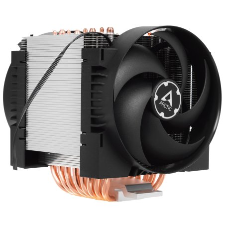 Вентилятор для процессора Arctic Freezer 4U-M Rev. 2 серебристый/черный, 120 мм, алюминий/медь, 2300 об/мин, 40 дБ, 4 pin, 350 Вт, 145 мм