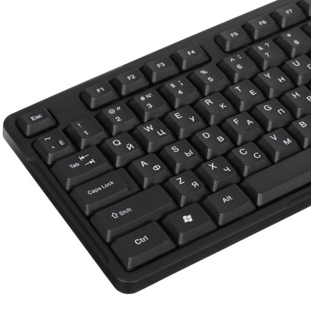 Клавиатура проводная Defender Next HB-440 RU, USB, черный