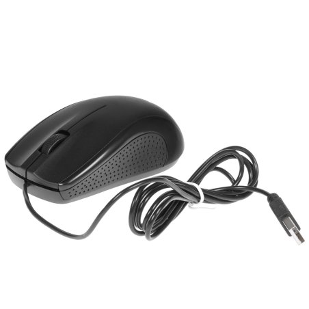 Мышь проводная Defender Optimum MB-270 черный, 1000 dpi, USB, кнопки - 3