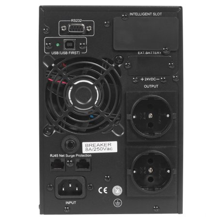 Источник бесперебойного питания Powerman ИБП Online 1000 черный