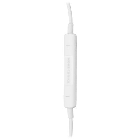 Наушники вакуумные Smart AUX разъем с МК c рег.громкости длина 1.2м More choice G31S белый