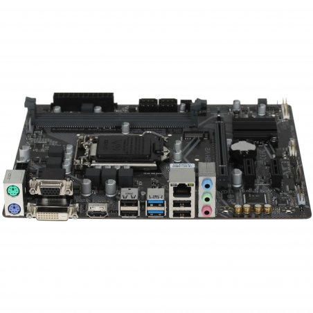 Материнская плата Gigabyte H410M S2H V2 2.1, LGA 1200, Intel Q470, 2xDDR4, 4xSATA, 1xM.2, 1xPCIe 3.0 x16, 2xPCIe x1, 1xHDMI, 1xDVI-D, 1xVGA, 1x 1Gb LAN, 2xUSB-A 3.2 Gen 1, 4xUSB-A 2.0, 3x3.5 мм, 7.1, mATX