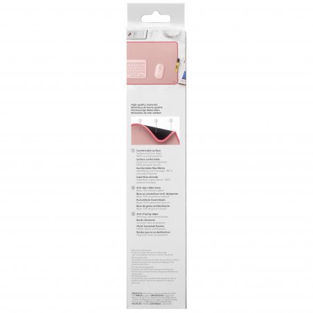 Коврик для мыши Logitech Desk Mat Studio Series DARKER ROSE