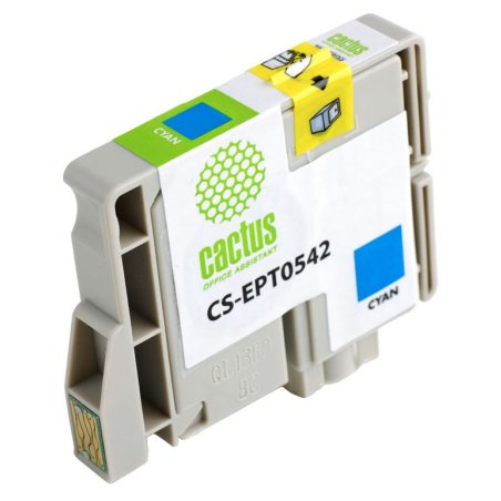 Картридж струйный Cactus CS-EPT0542 голубой (16,2 мл) для Epson Stylus Photo R800/ R1800