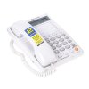 Телефон проводной Panasonic KX-TS2368RUW белый 2 линии, конференц-связь, спикер., 30 номеров памяти, ЖКД, Flash, часы