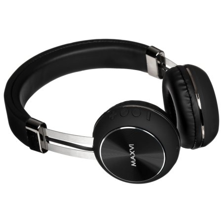 Беспроводные полноразмерные наушники Maxvi MHF-201BT черные, Bluetooth 5.3\FM\MP3\300мАч\микрофон