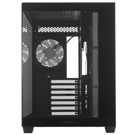 Компьютерный корпус Deepcool CG530 4F черный без БП ATX 2x120мм 2x140мм 2xUSB 2.0 1xUSB 3.0 audio bott PSU