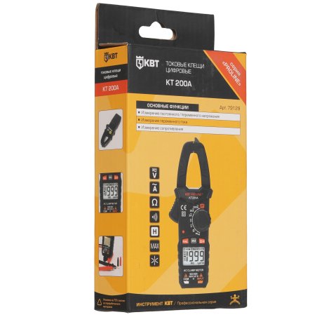 Токовые клещи цифровые KT 200A "PROLINE"