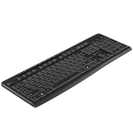 Клавиатура беспроводная Oklick K225W (1875232) USB, Радиоканал, черный