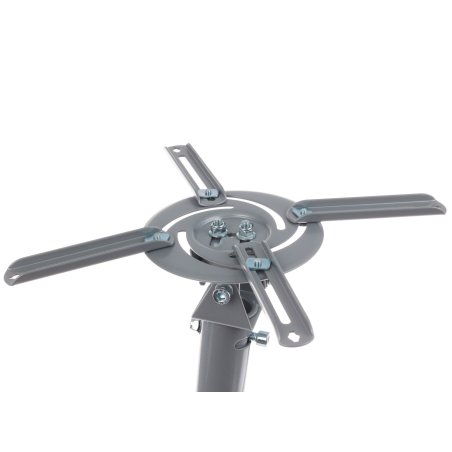 Крепеж Wize WPA-S серебро Универсальное комплект для проектора, длина штанги 36-46 см, наклон +/- 15°, поворот +/- 15°, до 12 кг, 260х260