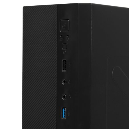 Компьютерный корпус Desktop ExeGate EX291267RUS MI-301U (mATX/mini-ITX, без БП, 1*USB+1*USB 3.0, аудио, черный)