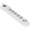 Сетевой фильтр Pilot L (GP) 1.8м (6 розеток) белый (коробка)
