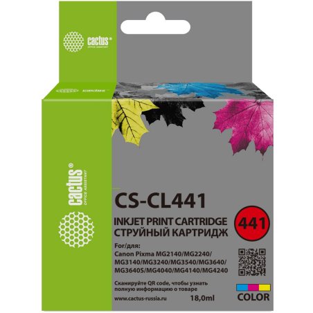 Чернила Canon CL-441/441CXL, C5041 (InkTec) C, 0,1л (оригинальная фасовка)