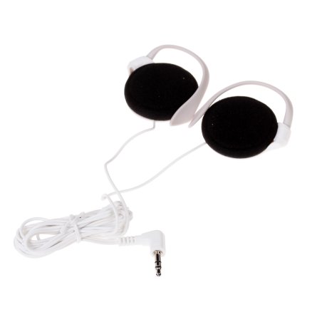 Наушники накладные Panasonic RP-HS46E-W 1.1м белый проводные (крепление за ухом)