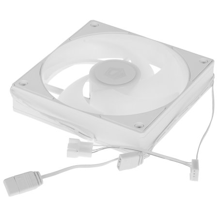 Вентилятор для корпуса ID-COOLING AS-120-ARGb-W TRIO (3 pcs, 120мм, 2000rpm, 58.0 CFM, 27.2 дБ, PWM 4-pin, ARGb, белый) (AS-120-ARGb-W TRIO)