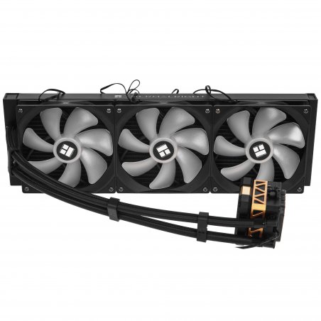 Система жидкостного охлаждения Thermalright Frozen Warframe 360 ARGB Soc-AM5/AM4/1200/1700/1851 черный 4-pin 29.8dB Al LCD Ret (F-WFRAME-360-BL-ARGB)