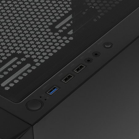 Компьютерный корпус Powercase Mistral AY4B ARGb, Tempered Glass, 4x 120мм ARGb Fans, черный, ATX (CMAYB-A4)