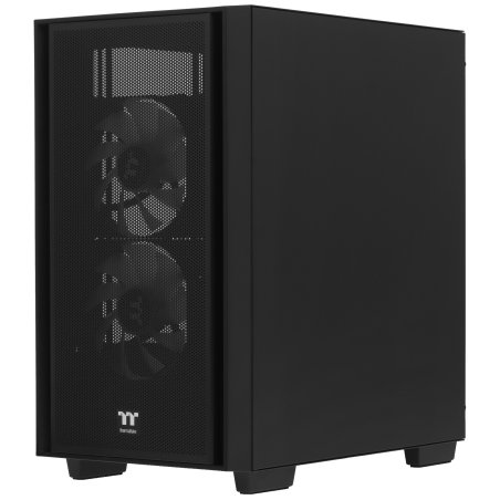 Корпус Thermaltake Versa H16 TG ARGB черный без БП mATX 11x120mm 7x140mm 2xUSB3.0 audio bott PSU
