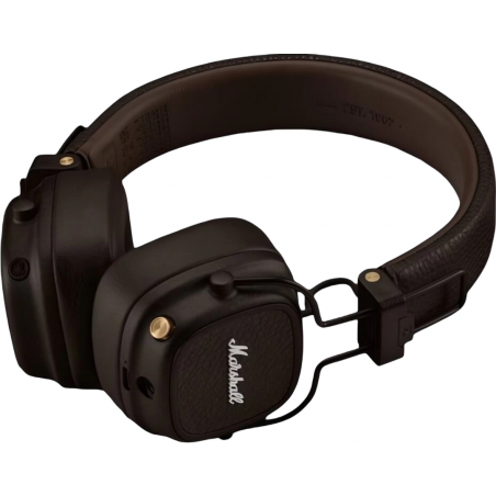 Беспроводные/проводные наушники Marshall Major V коричневый, накладные, Bluetooth + проводной, беспроводная зарядка, до 100 ч