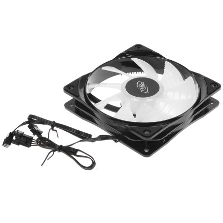Вентилятор для корпуса DEEPCOOL RF120B черный, 120 мм, 1300 об/мин, 21.9 дБ, 3 pin