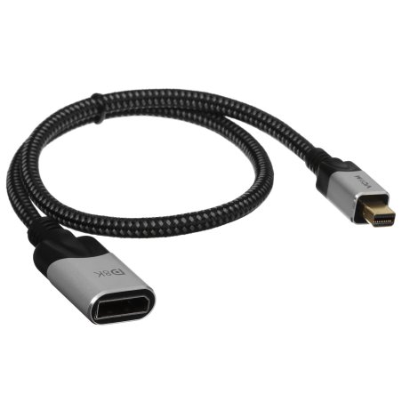 Кабель удлинительный VCOM miniDP/DP v1.4, 8K@60Hz, 0.5m <CG635F-0.5>