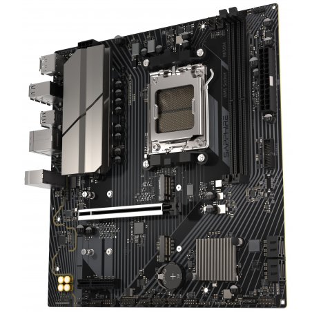 Материнская плата Sapphire B650M-E B650, AM5, 2*DDR5, 1*PCIEx16, 1*PCIEx4, 2*M.2, 4*USB3.2Gen1, 10*USB2.0, 4*SATA3.0, 2.5G, DP, HDMI, M-ATX, RTL