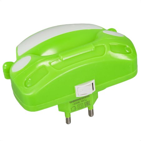 Ночник Camelion (13144) NL-197 МАШИНКА зеленый