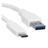Кабель USB Cablexpert CCP-USB3-AMCM-1M-W, USB3.0 AM/USB Type-C, 1м, белый, пакет