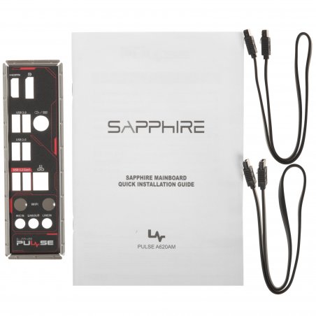 Материнская плата Sapphire A620AM PULSE A620, AM5, 2*DDR5, 1*PCIEx16, 1*PCIEx4, 2*M.2, 4*USB3.2Gen1, 6*USB2.0, 4*SATA3.0, 1G, DP, HDMI, M-ATX, RTL