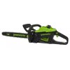 Цепная пила аккумуляторная GreenWorks D60CS25k4, 60V, 40 см, бесщеточная, 2500 Вт, с 1хАКБ 4 Ач. и ЗУ