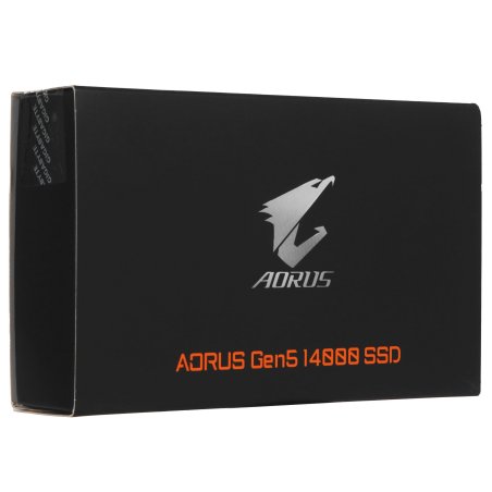 Накопитель SSD Gigabyte AORUS Gen5 14000 AG514K1Tb, 1Tb M.2 2280 PCI-Express 5.0x4, NVMe 2.0, 3D TLC NAND, Phison PS5026-E26, TbW 700